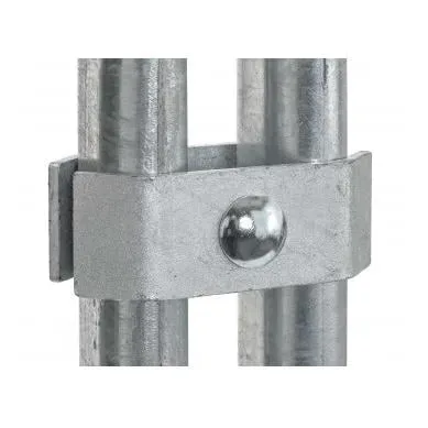 Growi Verbinder für Panels - Zaunklammern - Silber -