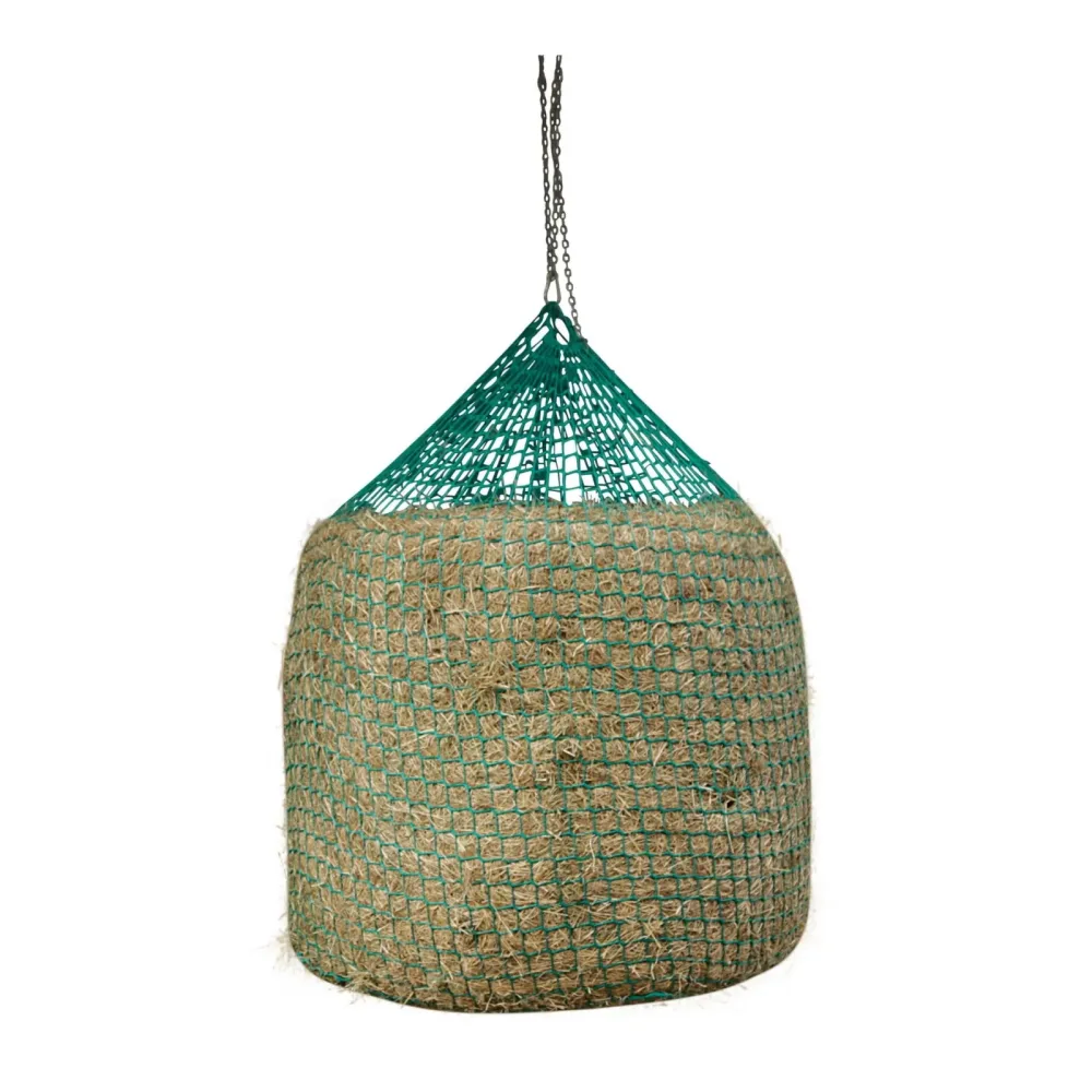 Kerbl Heunetz für Rundballen zum Aufhängen - Grün -  Grösse: 150 x 180 cm