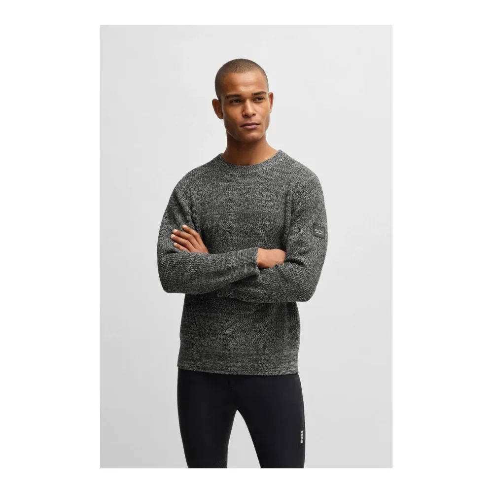 BOSS Equestrian Pullover Rayn - Greymelange -  Grösse: XL