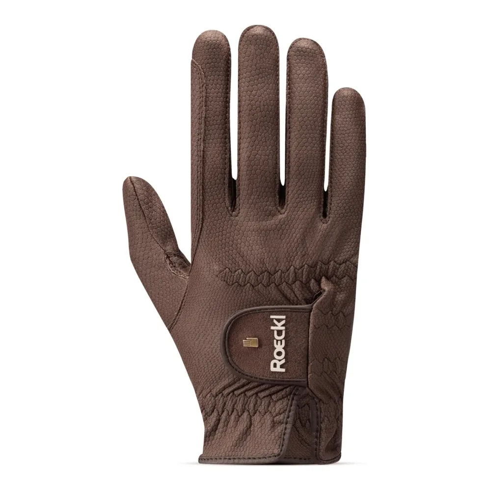 Roeckl Reithandschuh Roeck Grip Pro - Braun -  Grösse Handschuhe: 7, Farbe: Braun