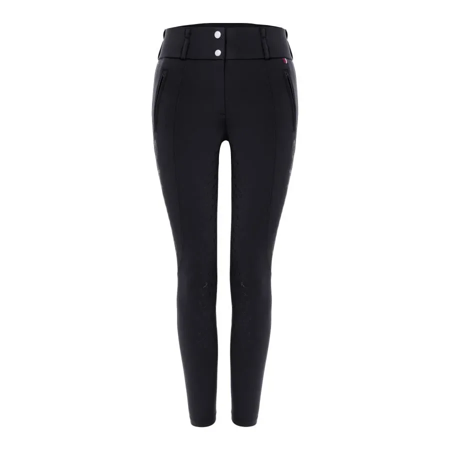 Cavallo Reitleggings Luca Grip RL Vollbesatz Damen - schwarz Grösse Bekleidung Damen: 34