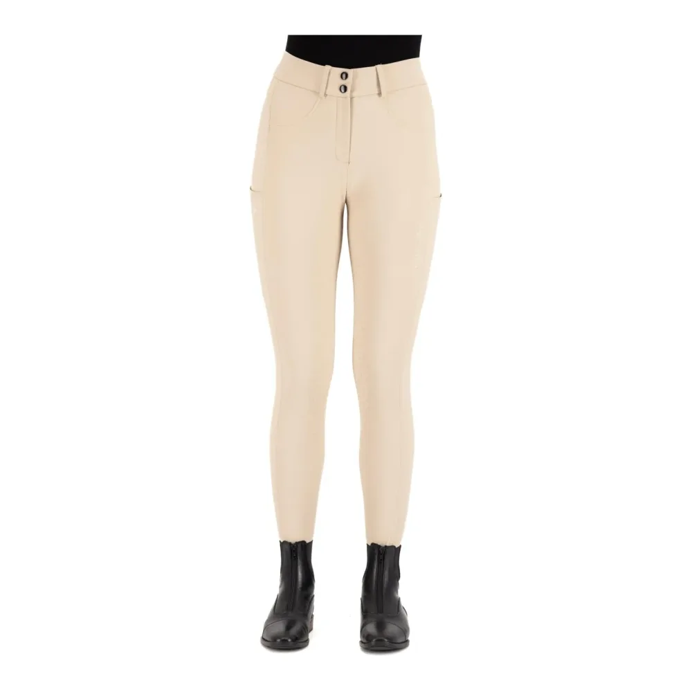 euro-star Reithose Empressive Vollgrip Damen - Beige -  Grösse Bekleidung Damen: 42