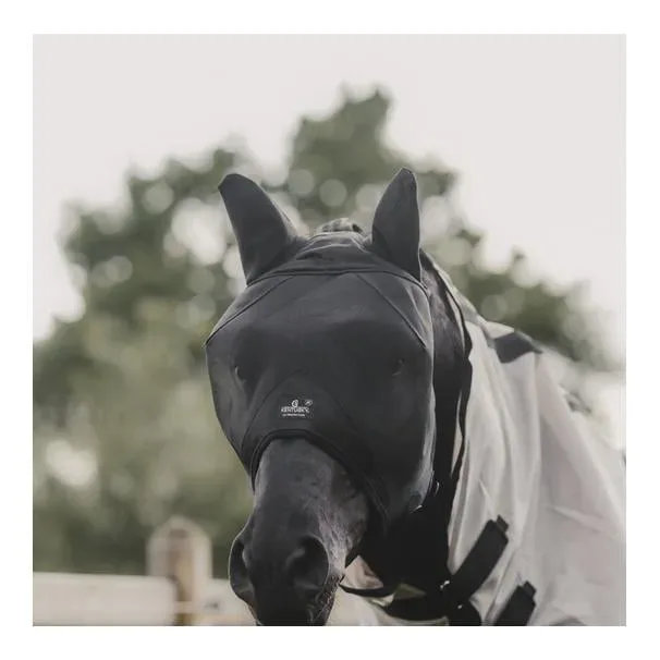Kentucky Fliegenmaske Classic mit Ohren - Schwarz -  Farbe: Schwarz, Grösse: Cob