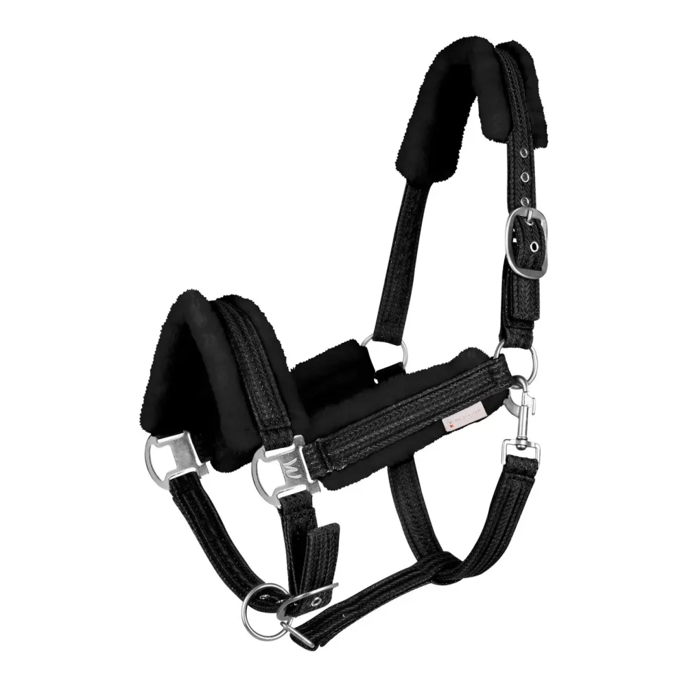 Waldhausen Halfter Sparkle - Schwarz -  Grösse Pferd: VB