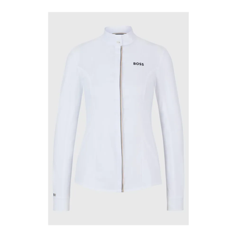 BOSS Equestrian Turnierbluse Emma Damen - White -  Grösse Bekleidung Damen: L