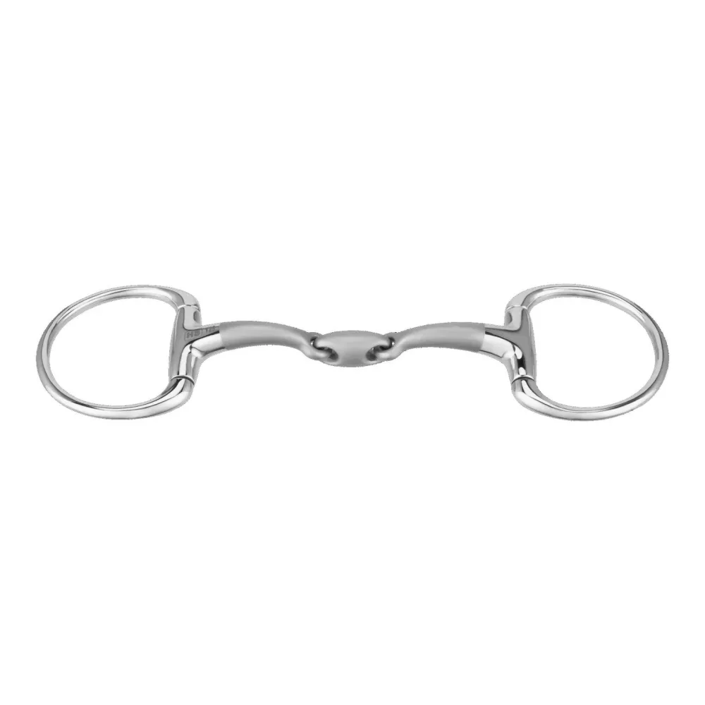 Sprenger SATINOX Olivenkopftrense 14 mm doppelt gebrochen - Edelstahl rostfrei Gebisslängegrösse: 13.5 cm