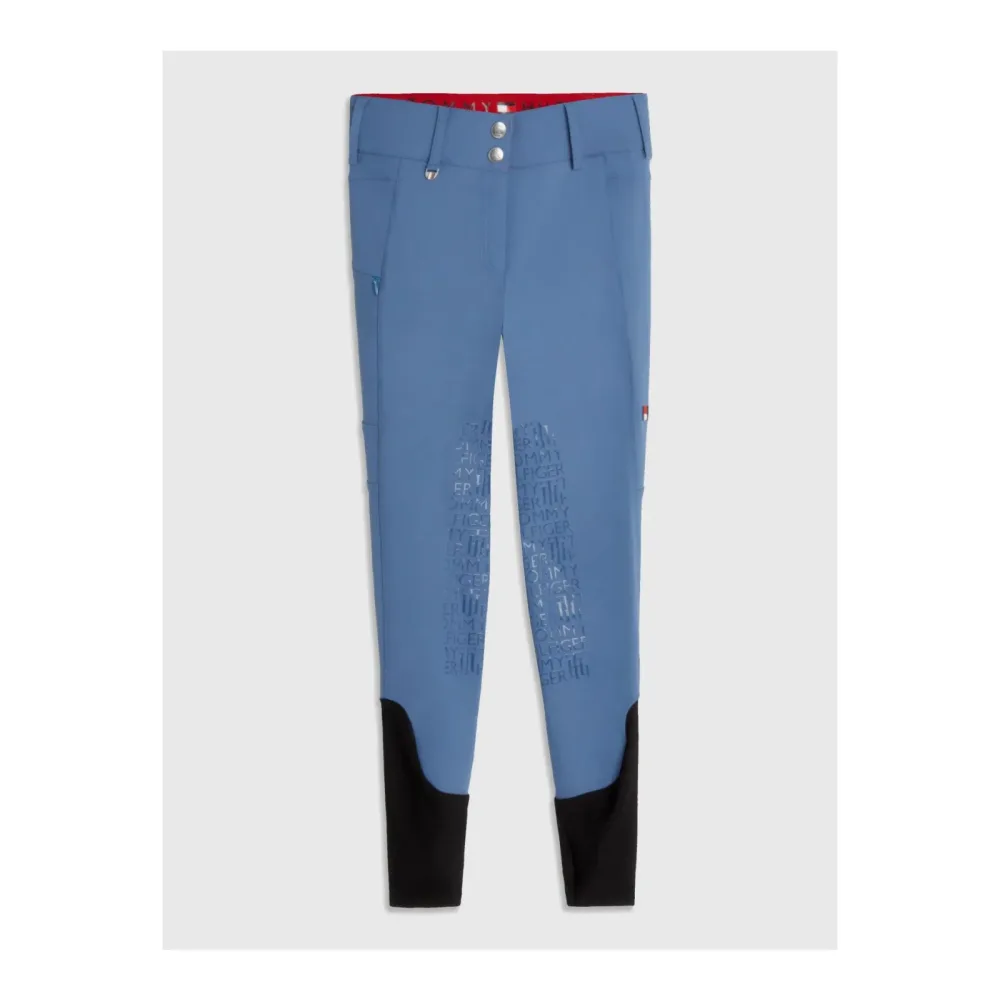 Tommy Hilfiger Equestrian Reithose Pro Kniebesatz Damen - Desert Sky -  Farbe: Desert Sky, Grösse: L