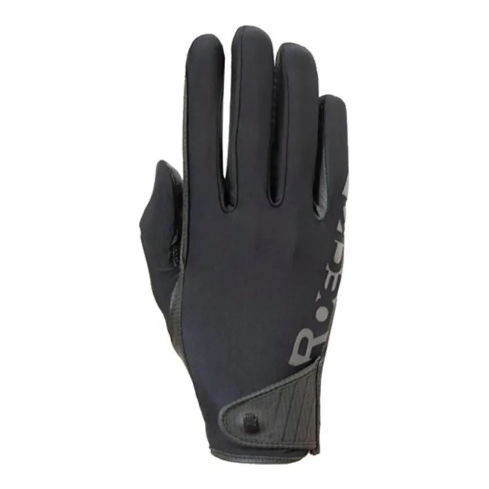 Roeckl Reithandschuh Muenster - Black -  Farbe: Black, Grösse Handschuhe: 10
