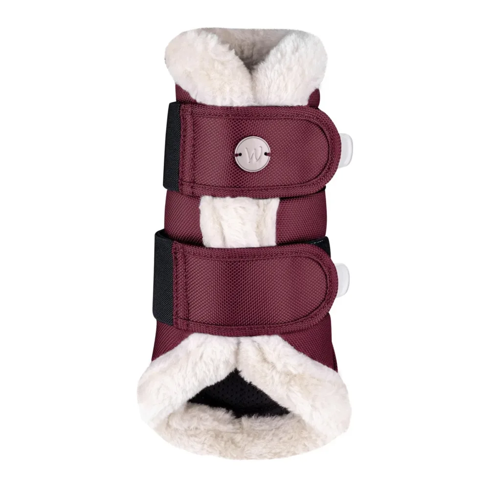 Waldhausen Dressurgamaschen Comfort Light - Samtrot -  Grösse Gamaschen: XL