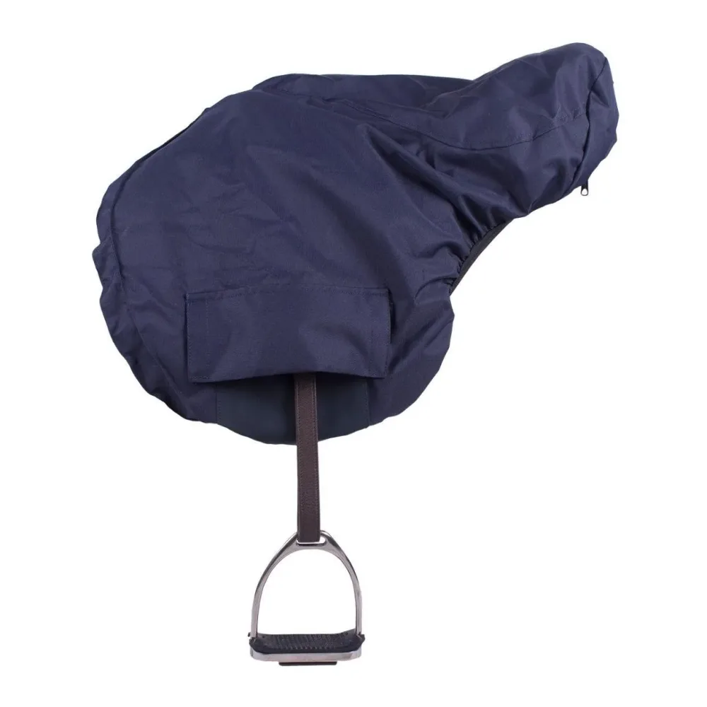 QHP Sattelbezug turnout extra - navy Sattel: VS