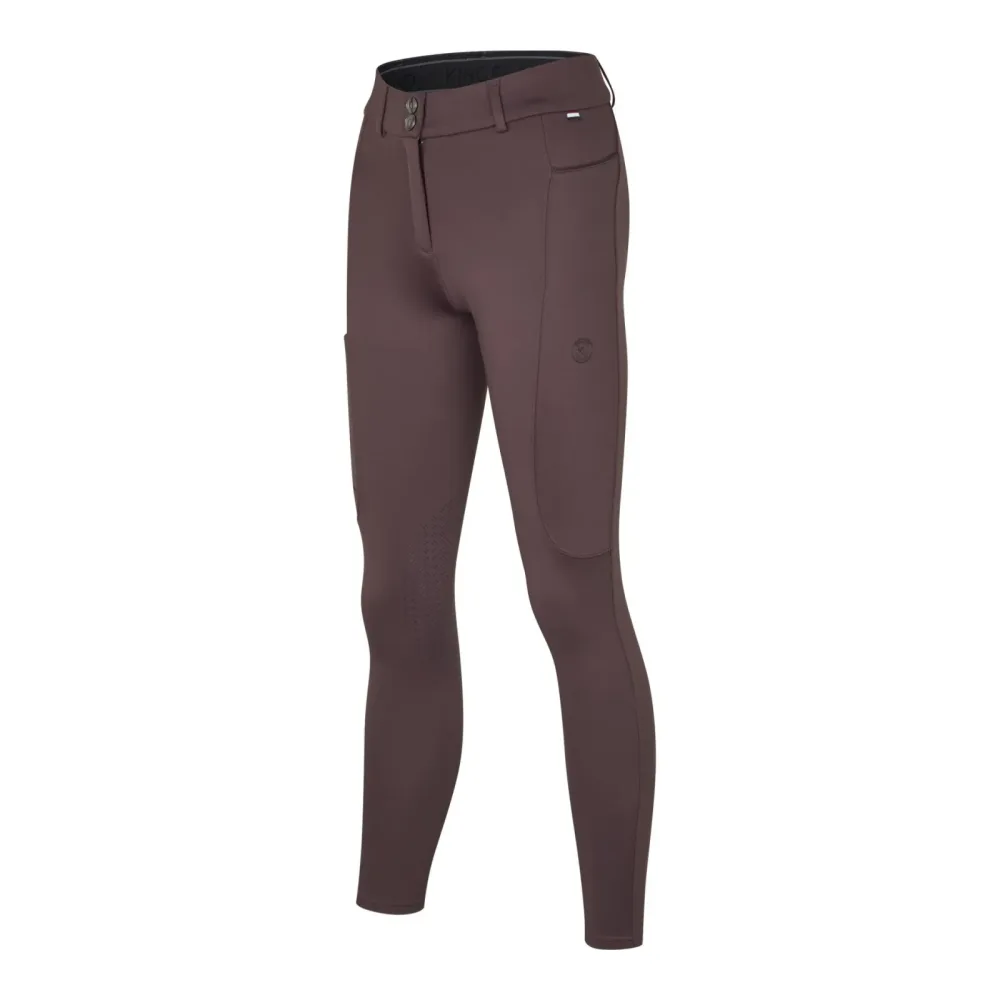 Kingsland Winterreithosen KLKornelia H-Shape Kniegrip Damen - Raisin -  Grösse: 38, Farbe: Raisin