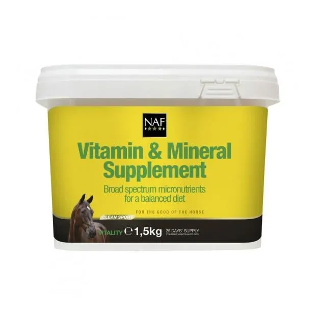 NAF Vitamin & Mineral Supplement Inhalt: 1,5 kg