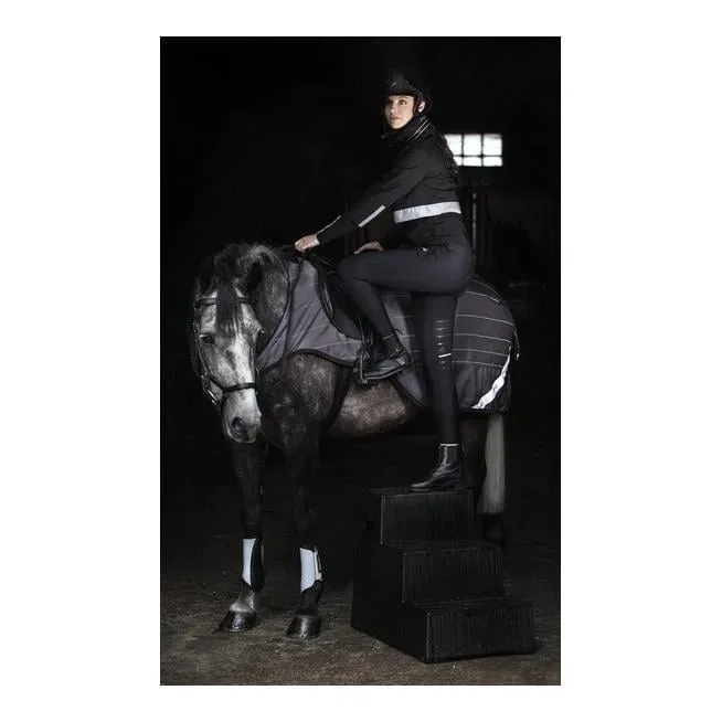 Horseware Ausreitdecke Amigo Reflectech Comp Sheet - grey/black Grösse Pferdedecken: S