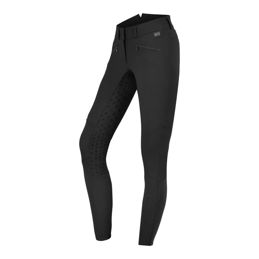 Elt Reithose Hella High Waist Silikon - Schwarz -  Grösse Bekleidung Damen: 42