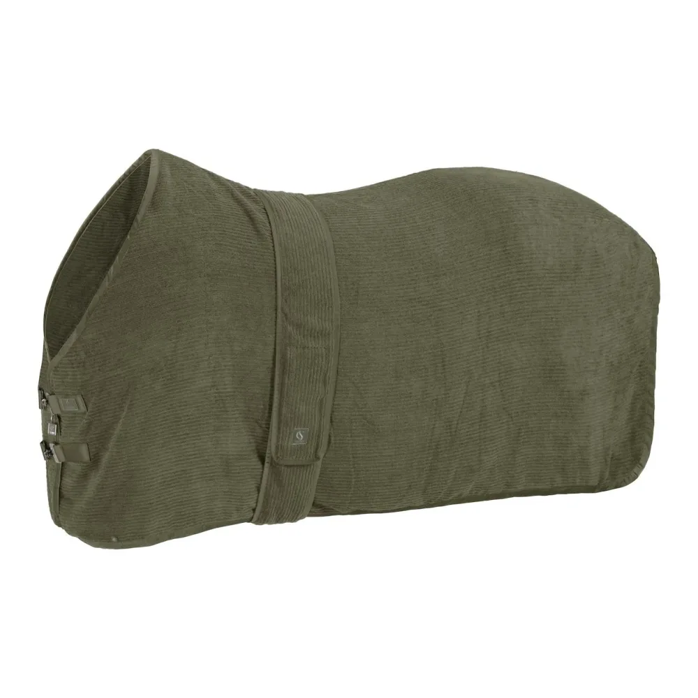 Eskadron Abschwitzdecke TERRY-ROBE Classic Sports 25 S/S - Dusty Olive -  Grösse Pferdedecken: S