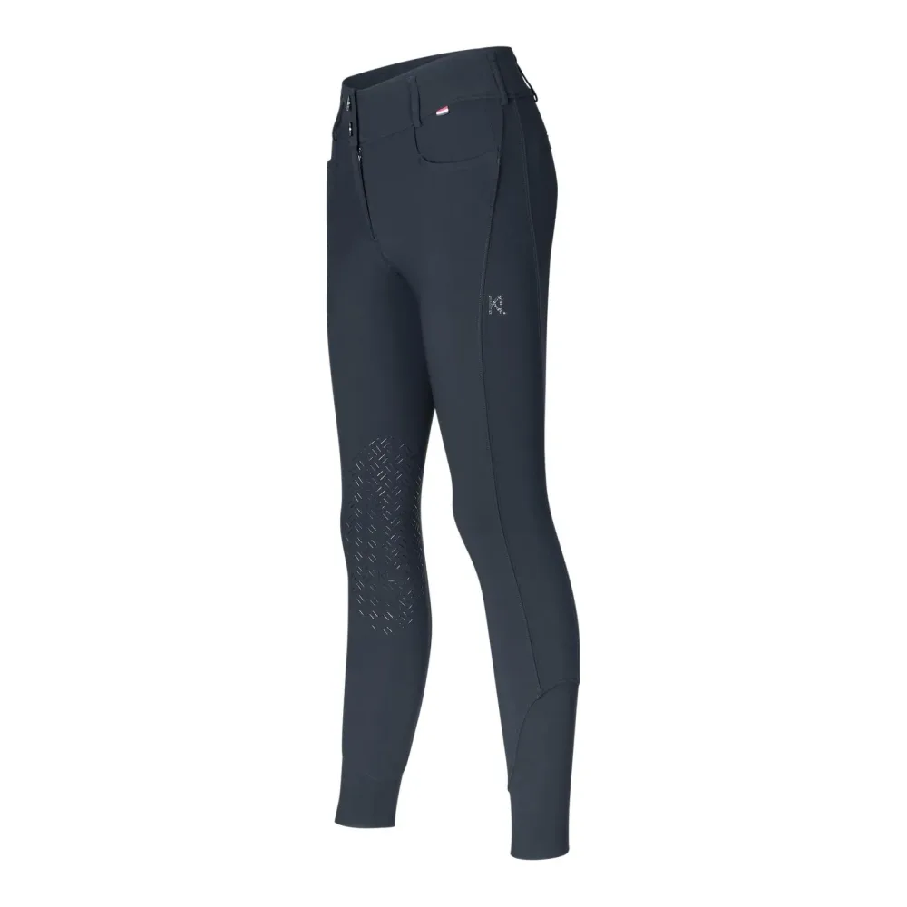 Kingsland Reithose Kira H Shape Vollgrip Damen - Navy -  Farbe: Navy, Grösse Bekleidung Damen: 34