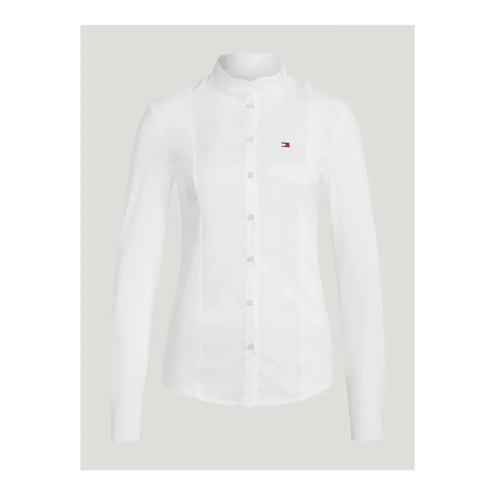 Tommy Hilfiger Equestrian Turniershirt New Jersey Damen - Optic White -  Grösse Bekleidung Damen: M
