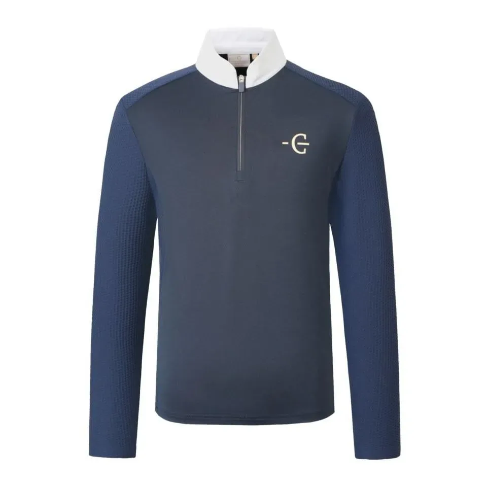 Covalliero Turniershirt langarm Kinder F/S 2026 - Dunkelblau -  Grösse Bekleidung Kinder: 128/134