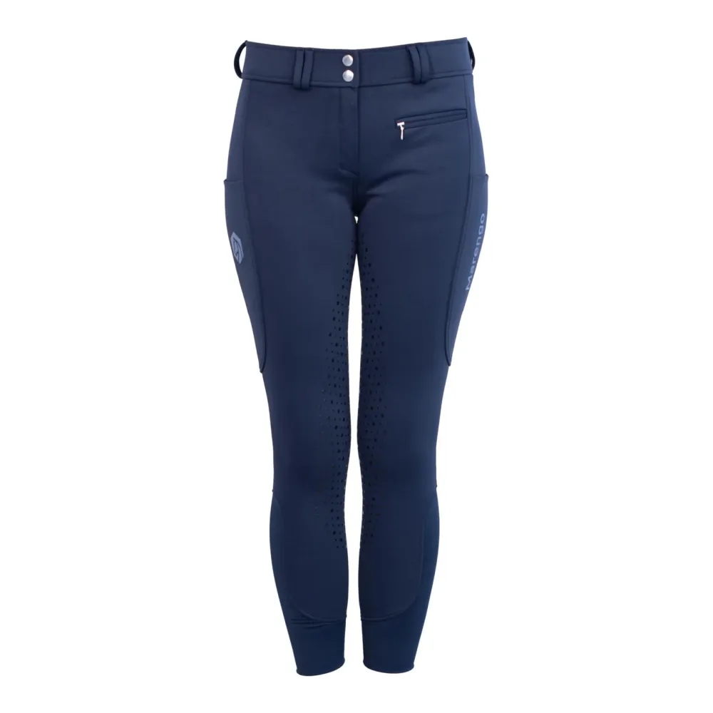 Marengo Thermo-Reithose Winter Fullgrip - Deep Sea Blue -  Grösse: M