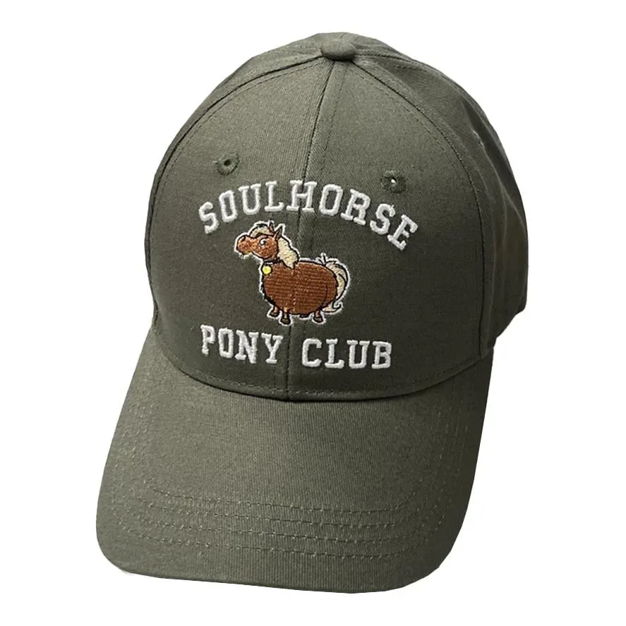 Cap Soulhorse Pony Club - Olive -  Farbe: Olive, Grösse: One Size