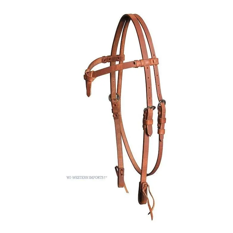 Western Imports Westernzaum Eco-Line - Braun -  Form: geknotet