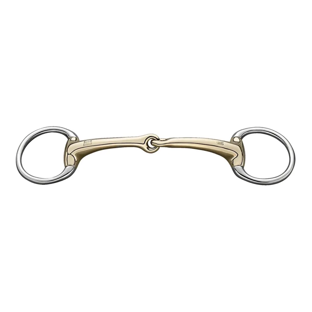 Sprenger Dynamic RS Olivenkopf Unterlegtrense 14 mm einfach gebrochen - Sensogan Gebisslängegrösse: 11.5 cm