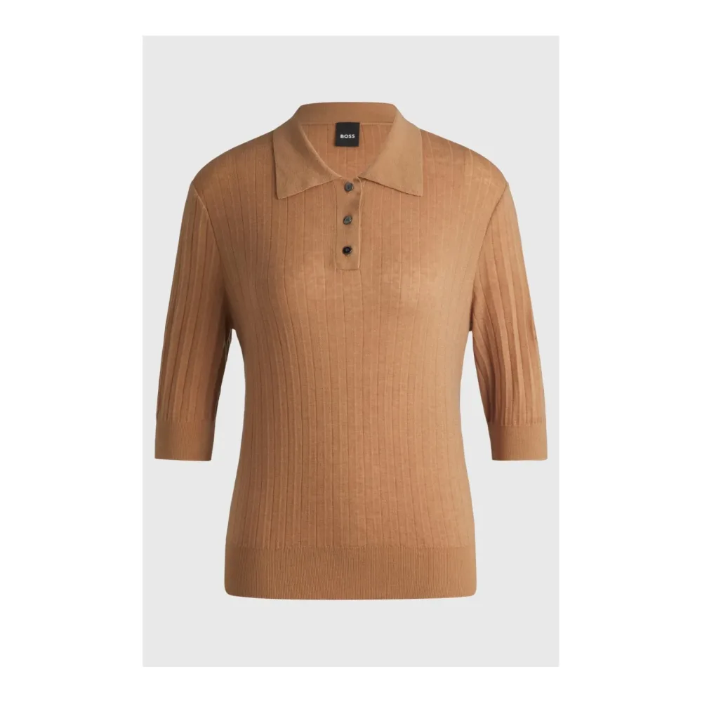 BOSS Equestrian Polo Strick Corey Damen - Camel -  Grösse Bekleidung Damen: XXS
