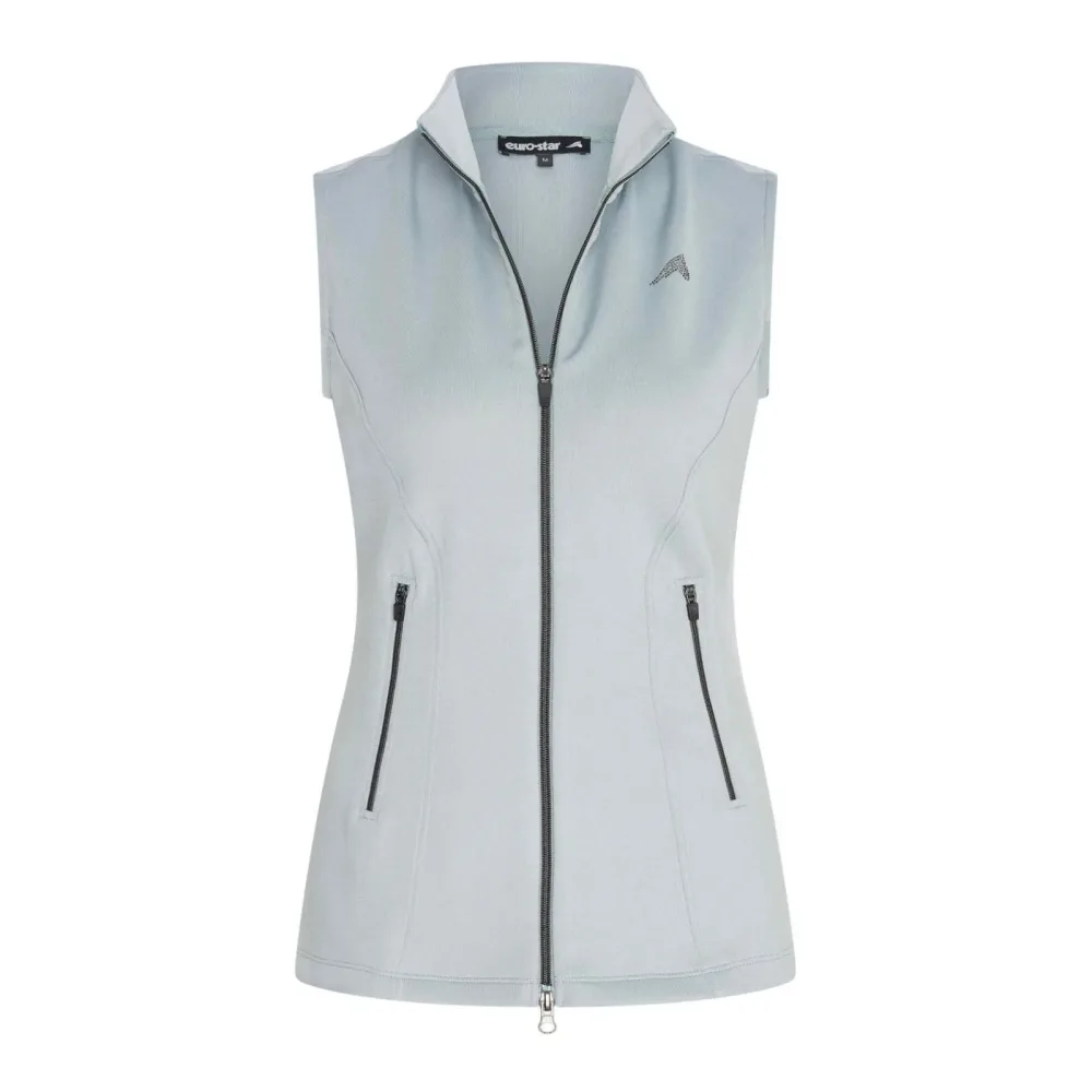 euro-star Ärmellose Reitjacke Emma Damen - Magnet Grey -  Grösse Bekleidung Damen: M