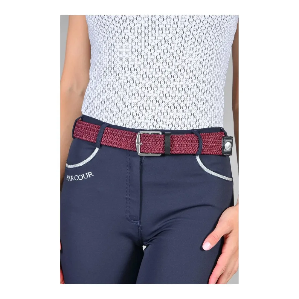 Harcour Gürtel Baltic - violine Länge Damen/Herrengürtel: S