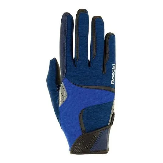 Roeckl Reithandschuhe Mendon - marine Farbe: Marine, Grösse Handschuhe: 6