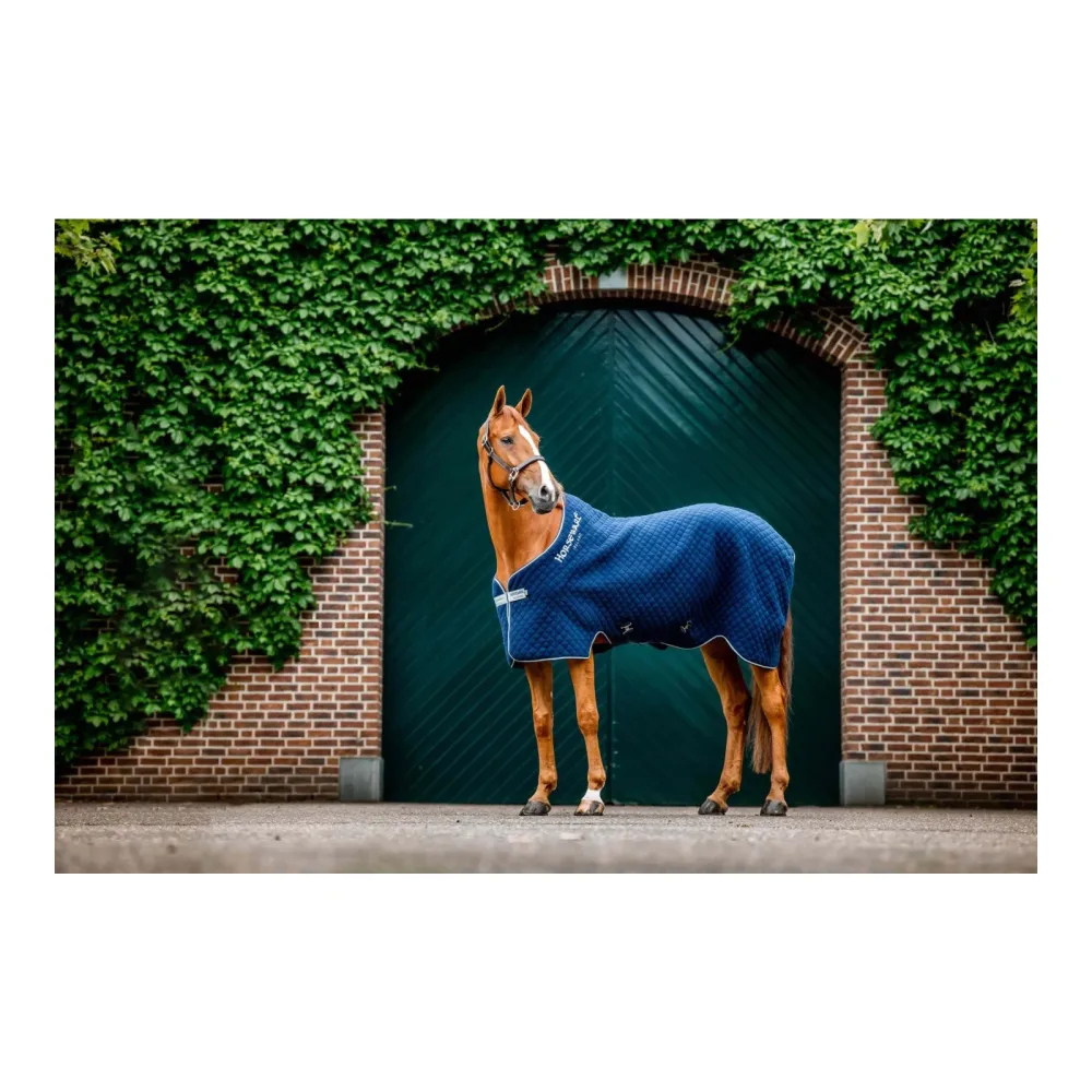 Horseware Coolerdecke Autumn - Navy/Navy & Silver -  Grösse Pferdedecken: 130 cm