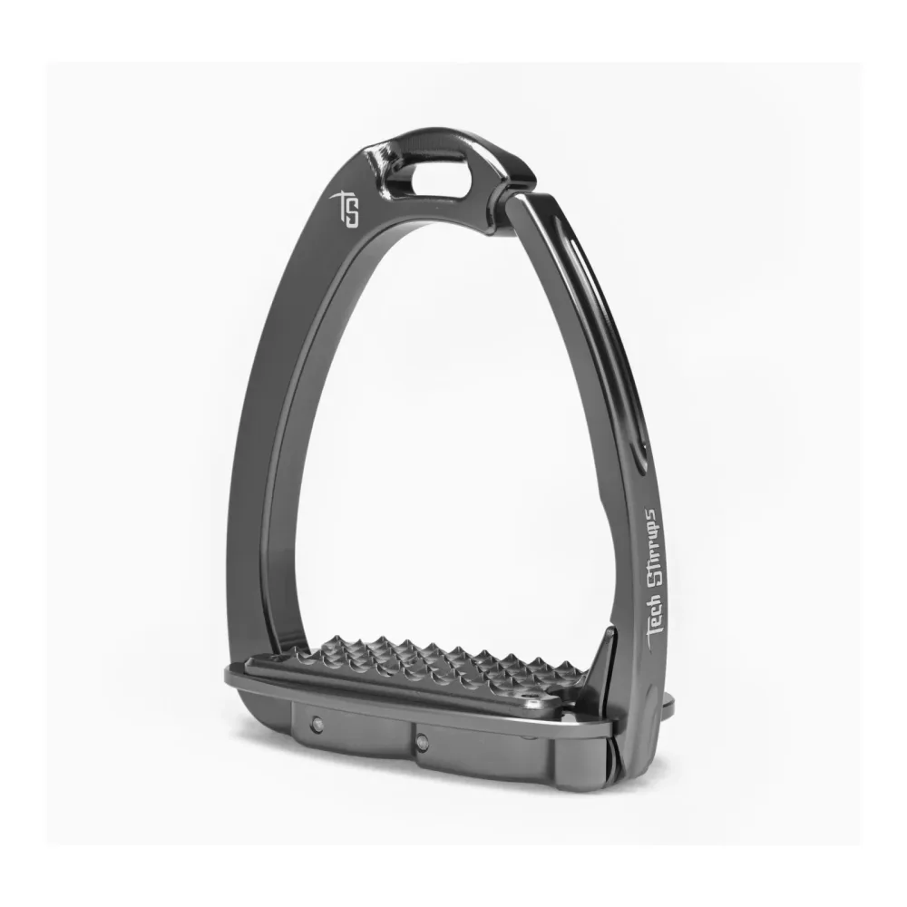 Tech Stirrups Sicherheitssteigbügel Venice Dressage Sloped - Titanium/Titanium -  Grösse: One Size, Farbe: Titanium/Titanium