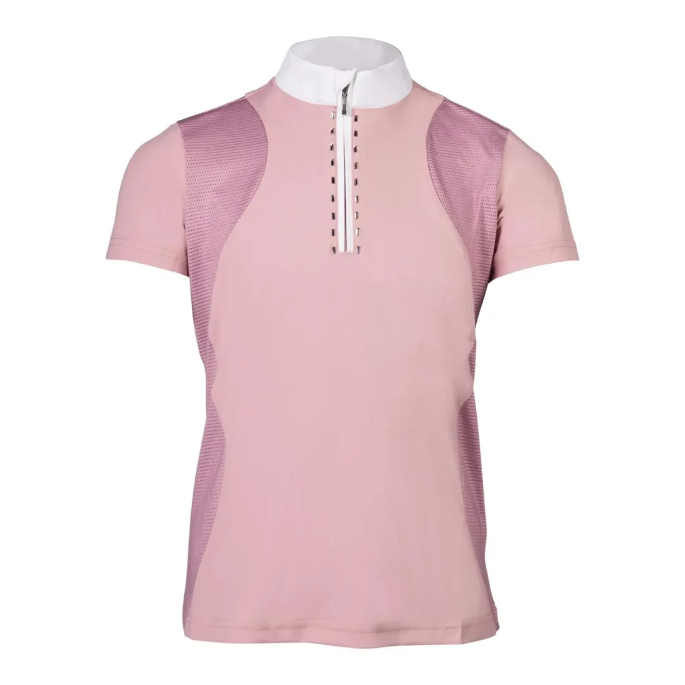 HKM Turniershirt Glam Kids - Altrosa -  Grösse: 128, Farbe: Altrosa