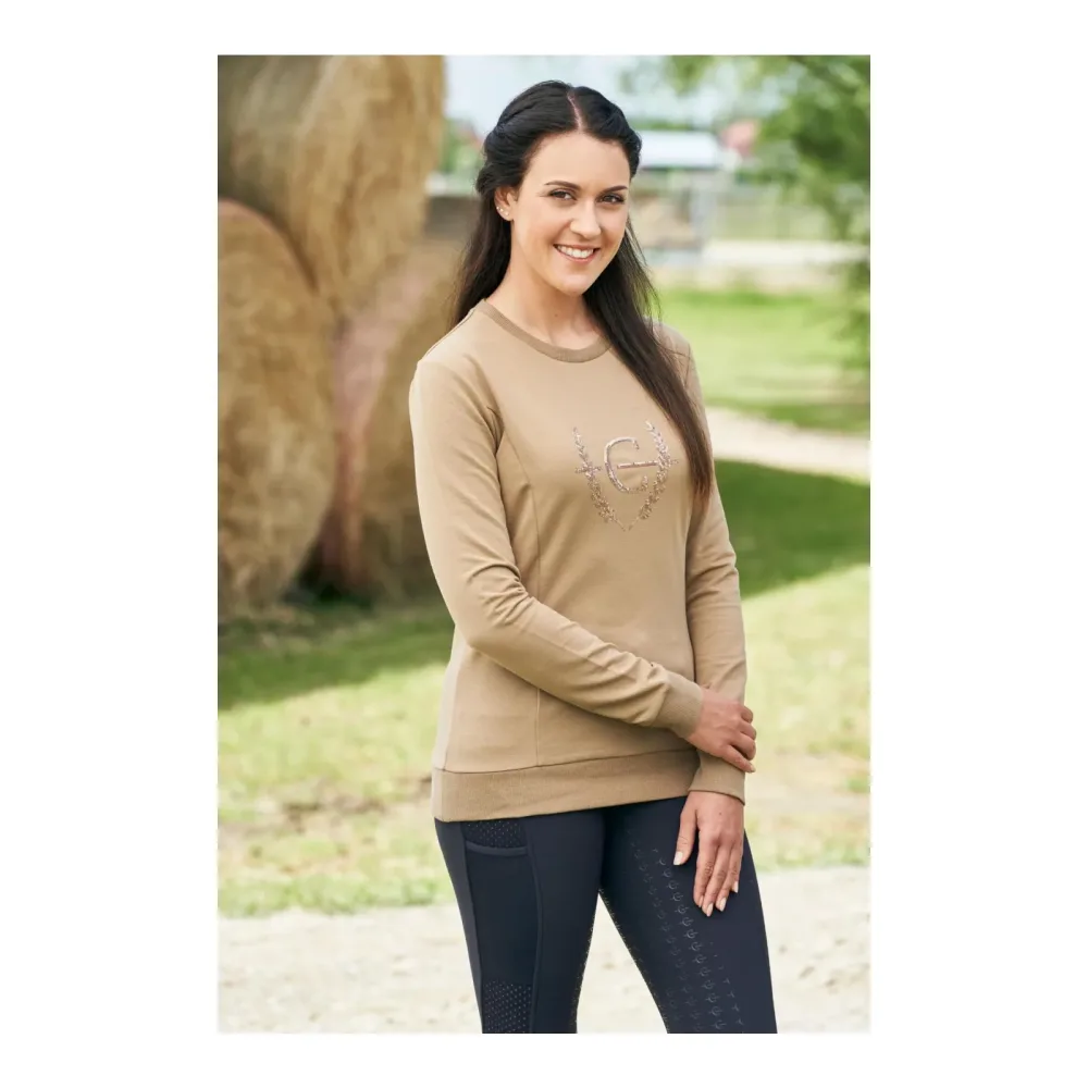 Covalliero Sweater Damen Collection SS23 - Clay -  Farbe: Clay, Grösse Bekleidung Damen: XS