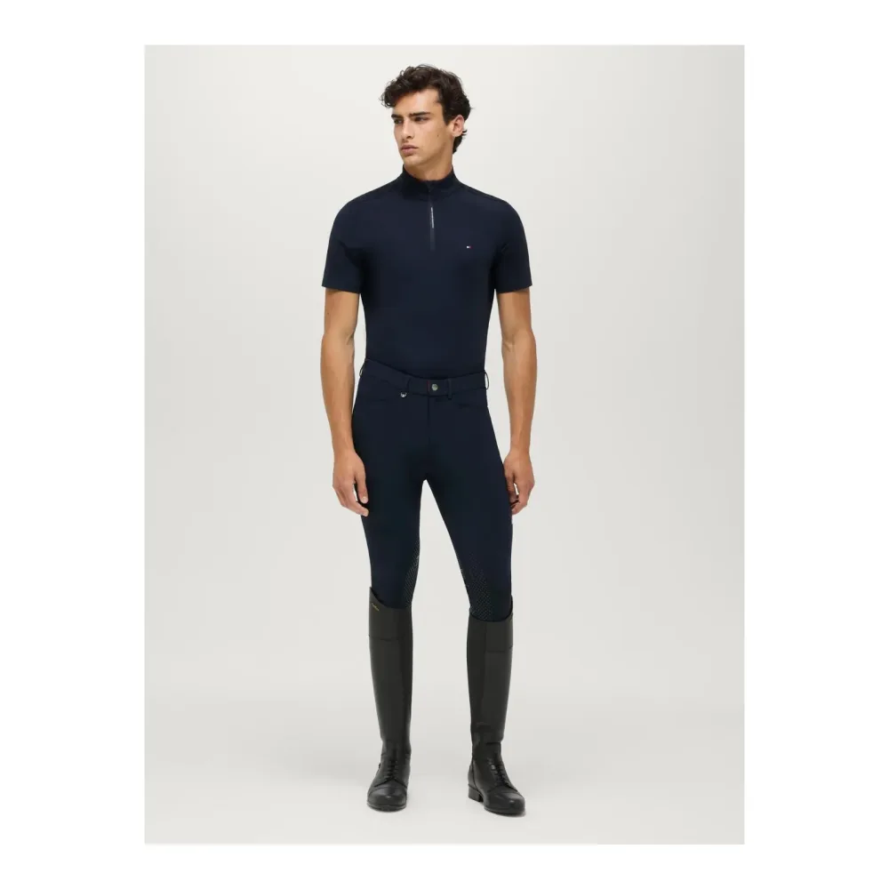 Tommy Hilfiger Equestrian Reithose Stanton Kniebesatz Herren - Desert Sky -  Grösse: M, Farbe: Desert Sky