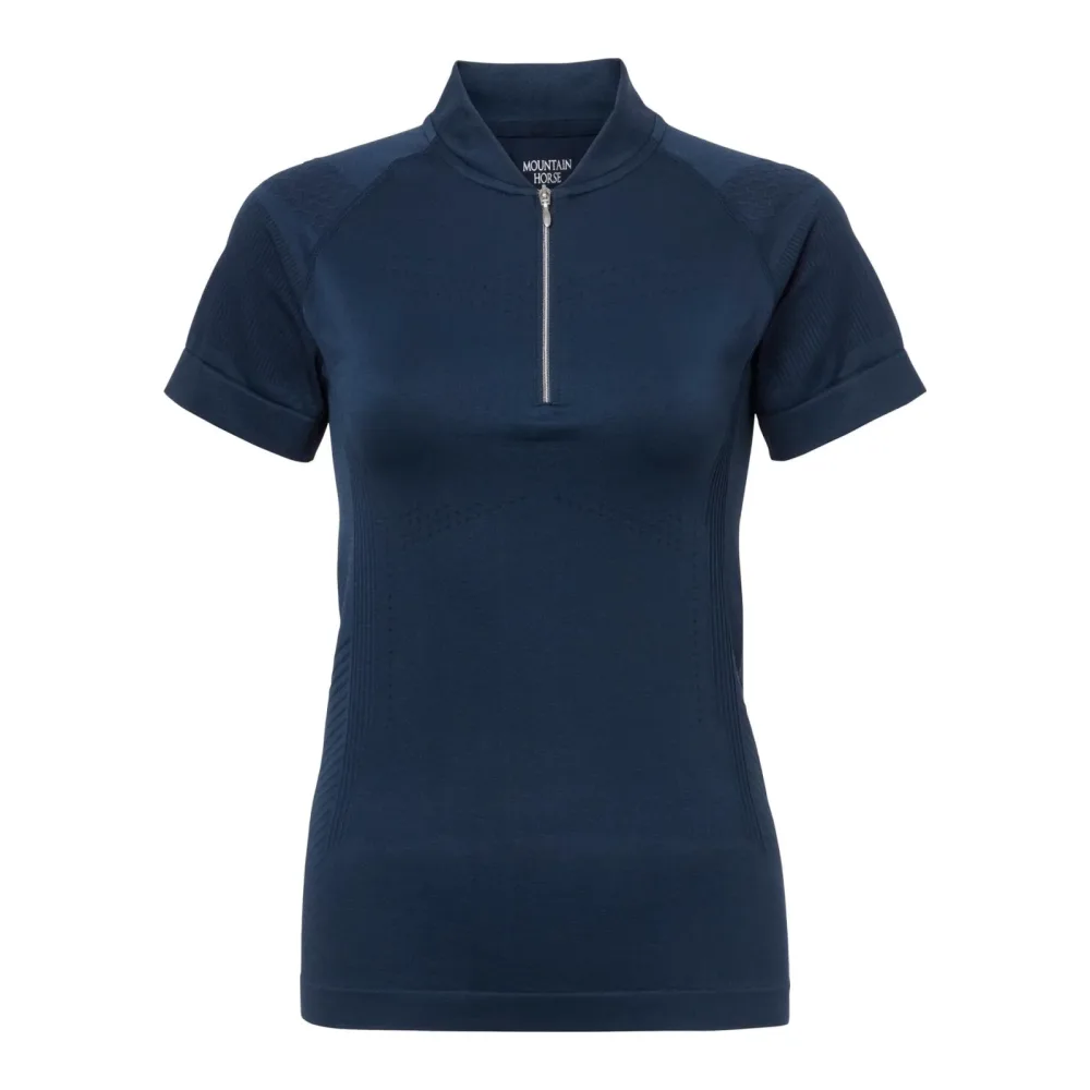 Mountain Horse Motion Short Sleeve - Navy -  Grösse: L/XL