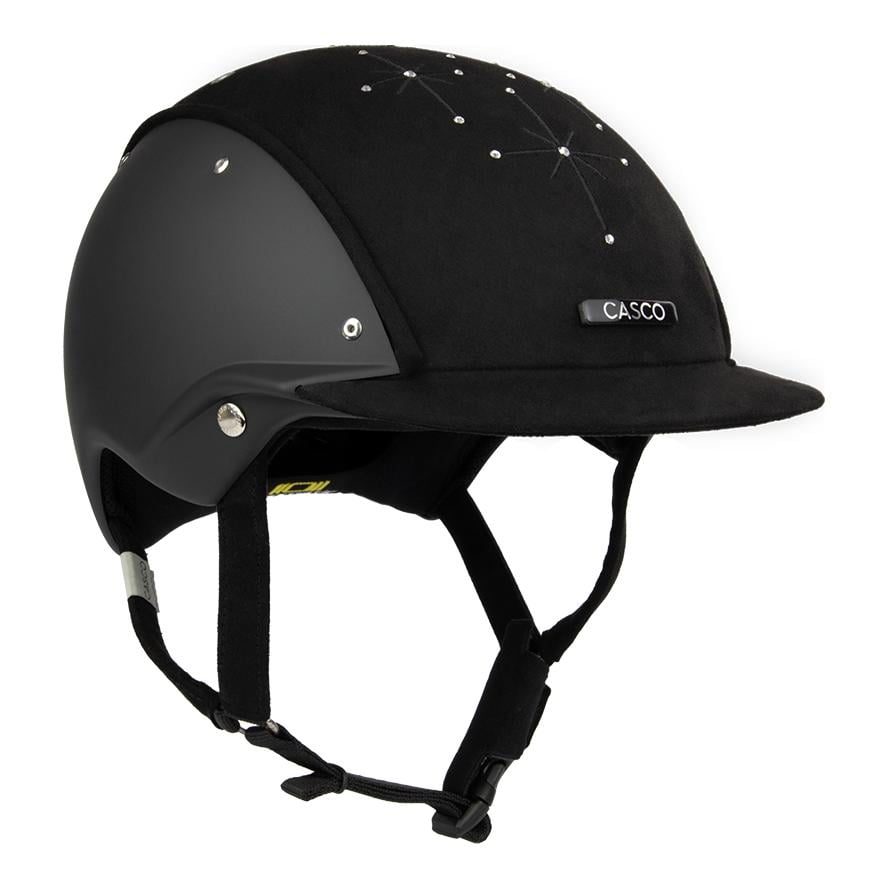 Casco APART Brillant Reithelm - black