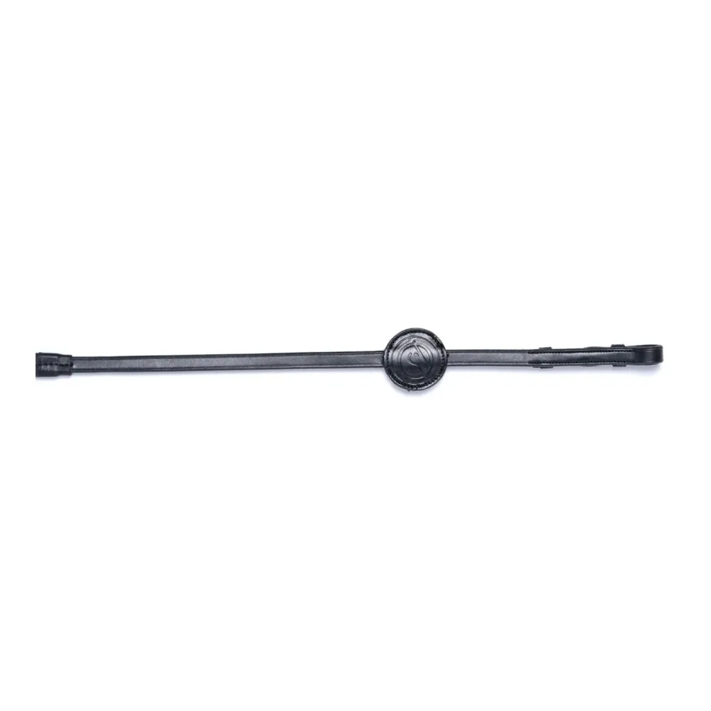 Trust Zügel Maastrich mit Steg - Schwarz/Silber -  Farbe: Schwarz/Silber, Grösse Zaum: Cob