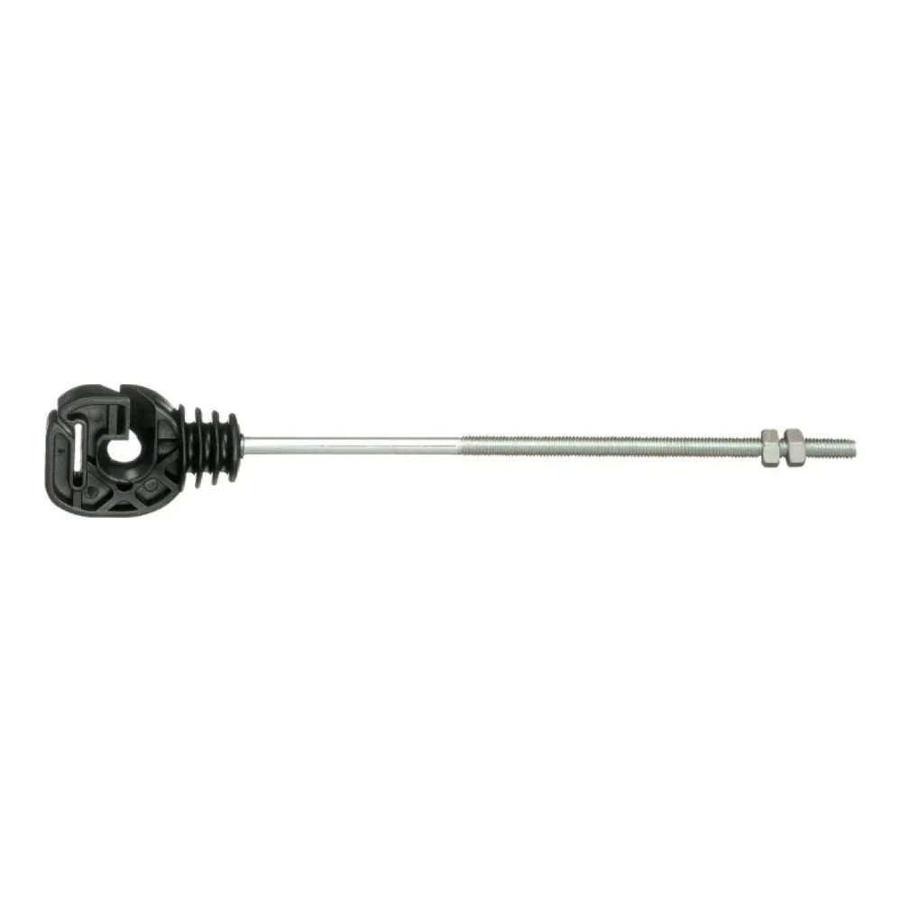 Lister Langstiel-Seil/Bandisolator metrisch WI 94/180/2 - M6 x 120 mm - Schwarz -