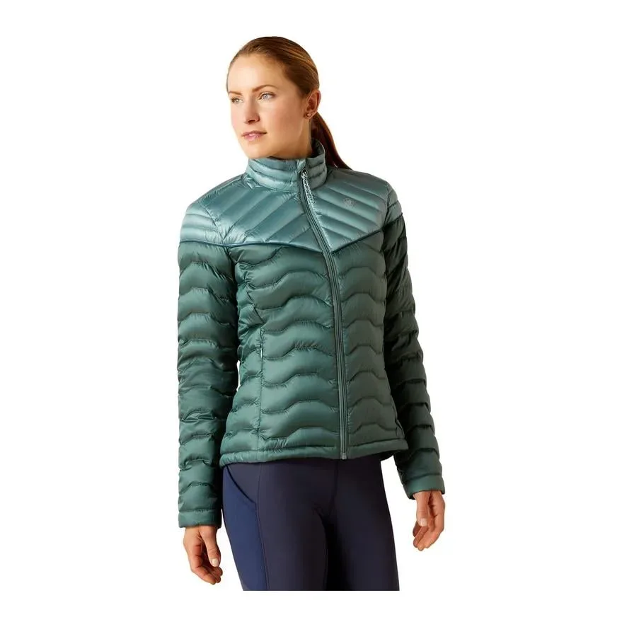 Ariat Jacke Ideal Down Damen - Arctic/Silver Pine -  Grösse Bekleidung Damen: XS, Farbe: Arctic/Silver Pine