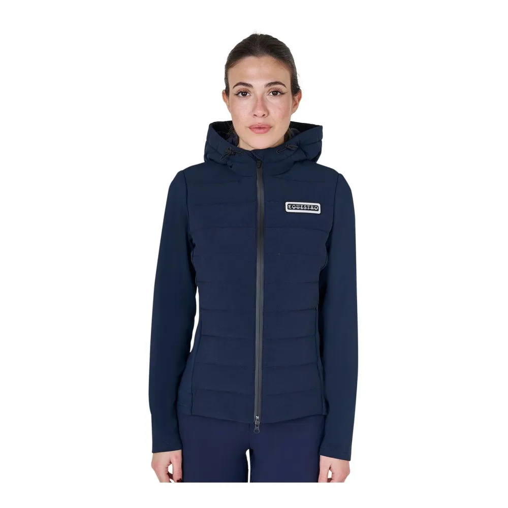 Equestro Leichte Daunenjacke Damen - Navy Blazer -  Grösse: M