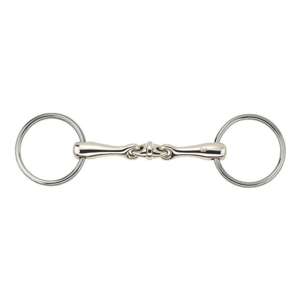 Sprenger Trense WH Ultra Sensogan doppelt gebrochen -16mm - Silber/Gold -  Gebisslängegrösse: 14.0 cm