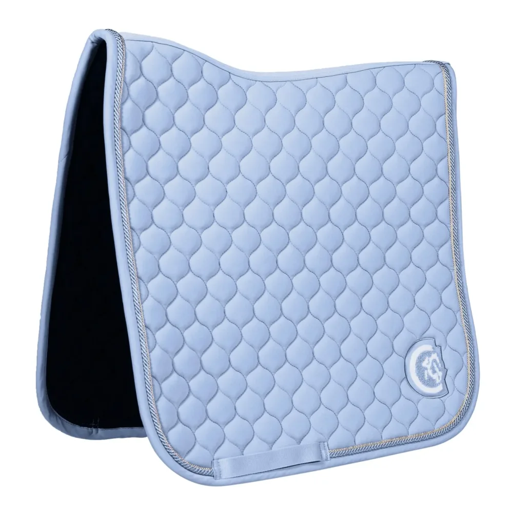 Kentucky Schabracke onion quilt 3D logo Dressur - Hellblau -  Grösse: One Size, Farbe: Hellblau