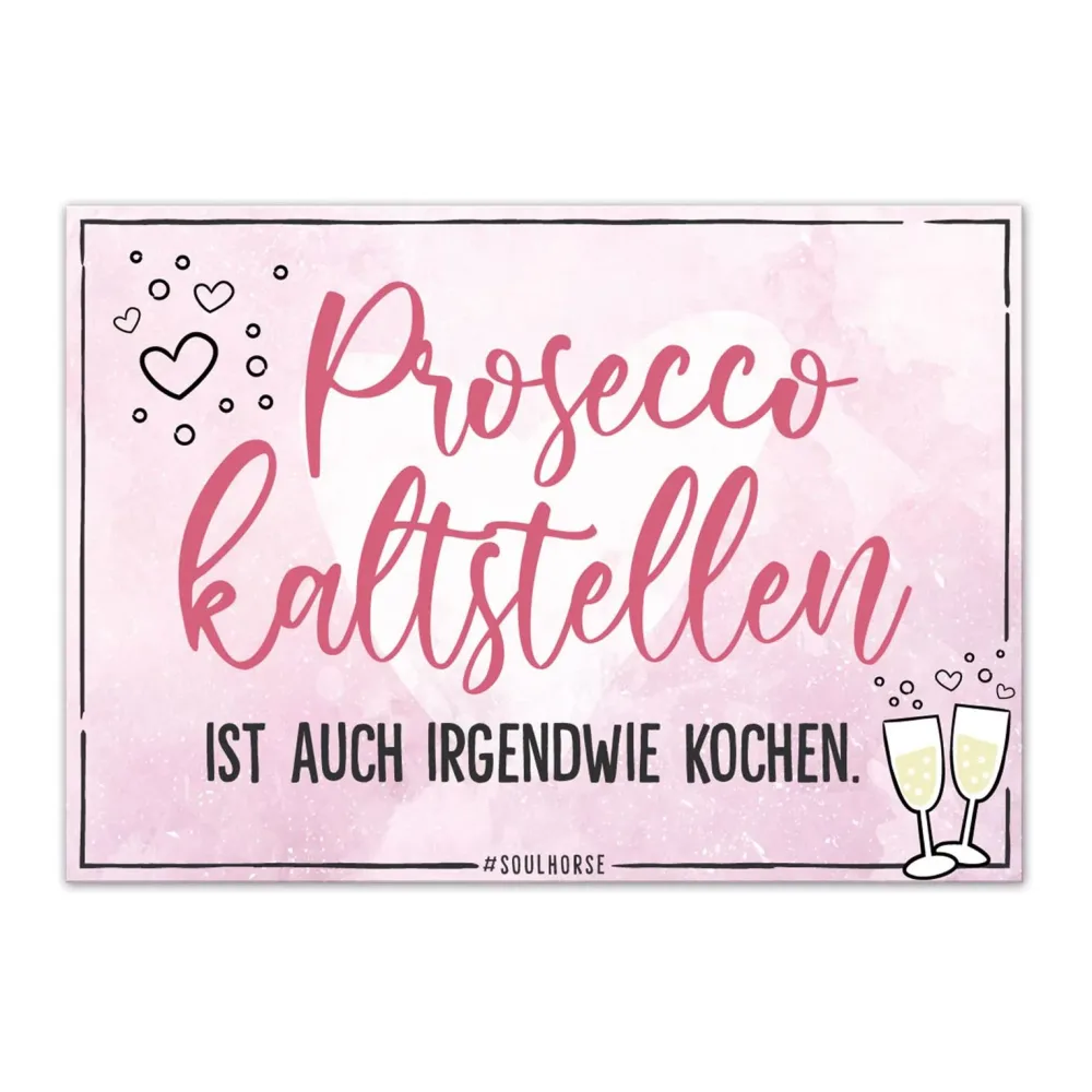 Soulhorse “Prosecco” Stallschild - Rosa -