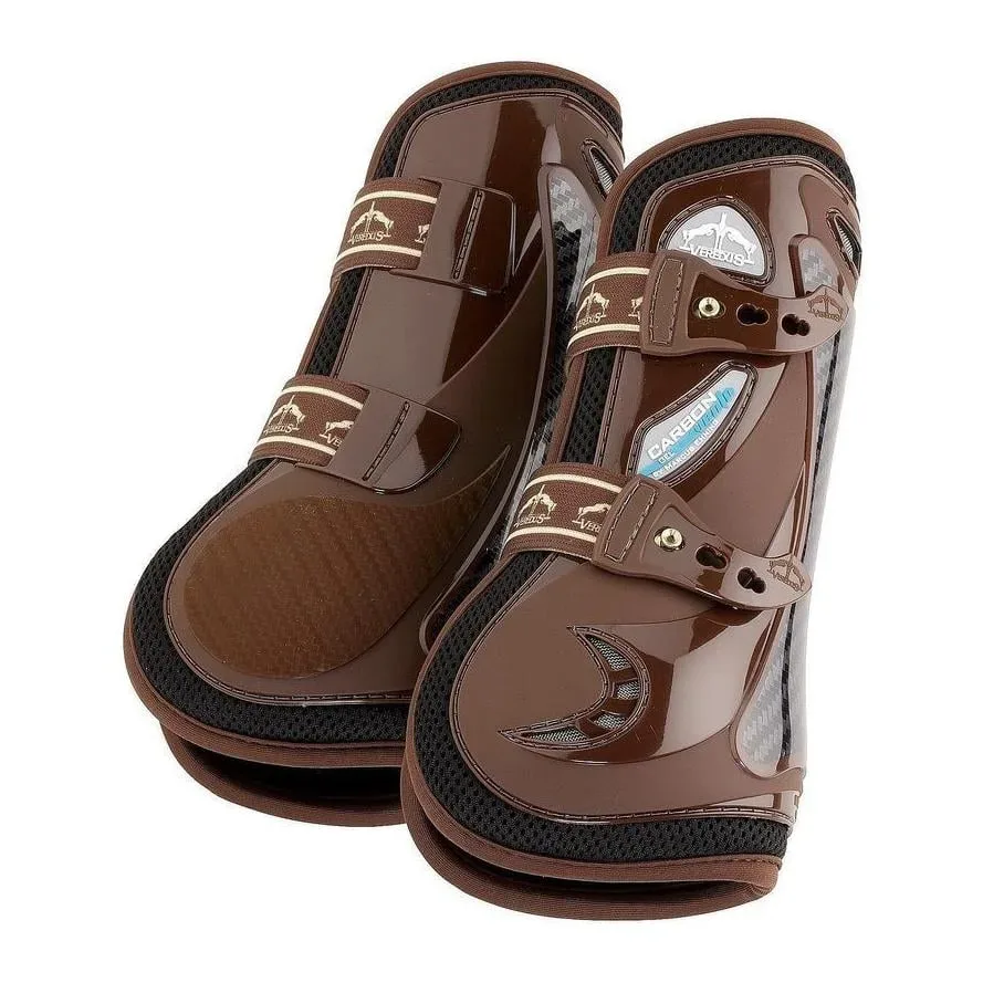 Veredus Sehnenschoner Carbon Gel Vento  - brown Grösse Beinschutz: L, Farbe: Brown