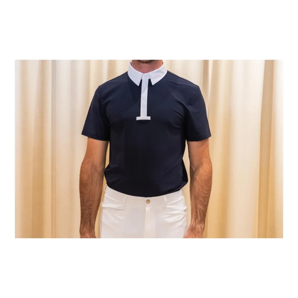 Kentucky Turniershirt Herren Classic Kurzen Ärmeln - Navy -  Grösse Bekleidung Herren: 48