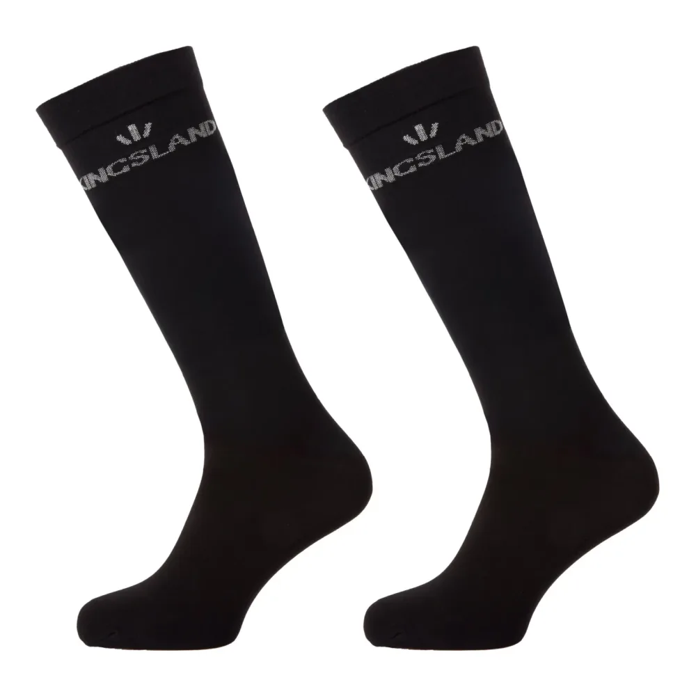 Kingsland Dressur Turnier Socken KLMona 2-Pack - Black -