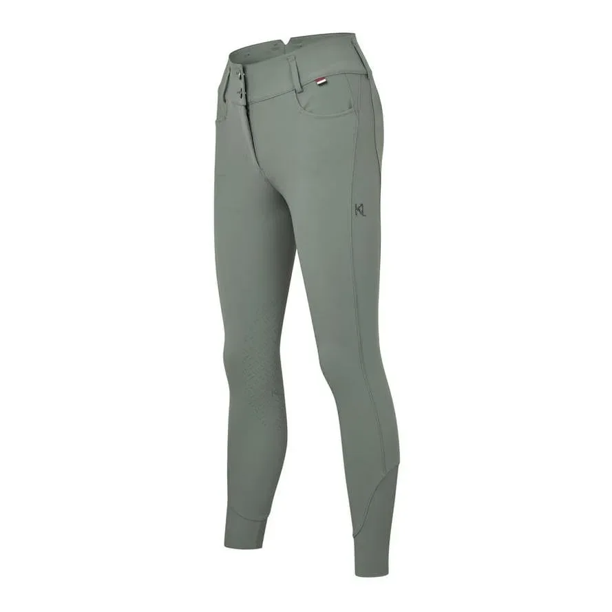 Kingsland Reithose KLKira H-Shape regular Kniegrip Damen - Green Agave -  Grösse: 34