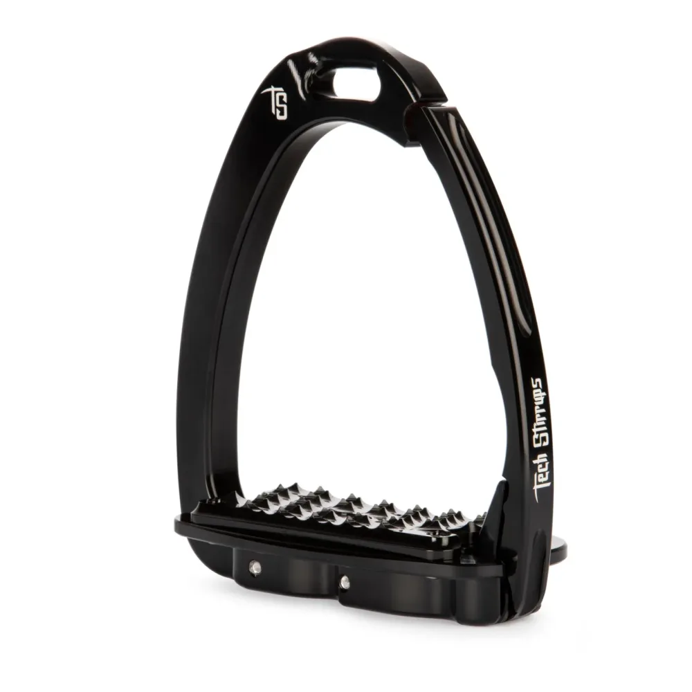 Tech Stirrups Sicherheitssteigbügel Venice Evo (Paar) - schwarz/schwarz Steigbügel Grösse: Erwachsene, Farbe: Schwarz/Schwarz
