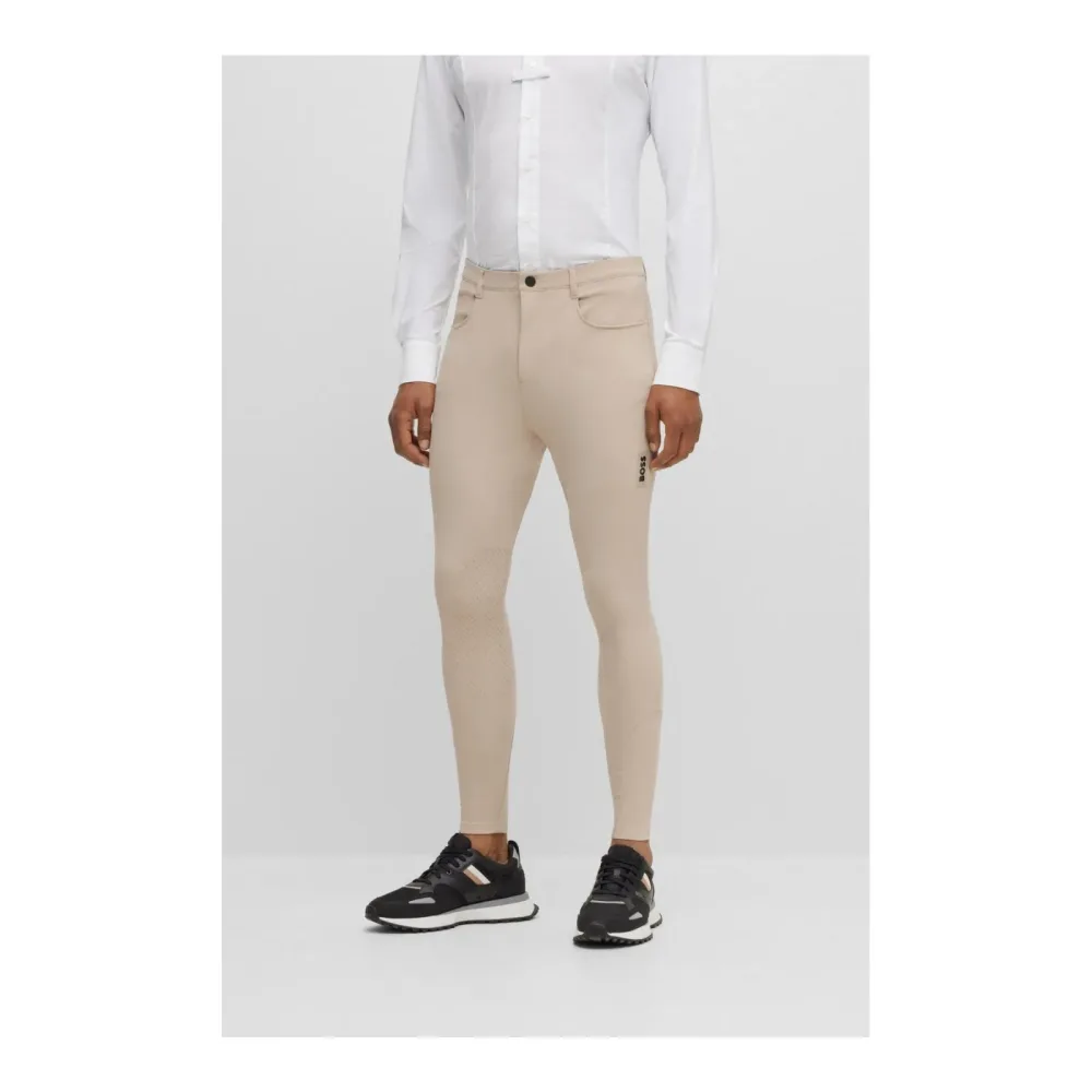 BOSS Equestrian Reithose James Kniebesatz Herren - Beige -  Grösse Bekleidung Herren: XL, Farbe: Beige